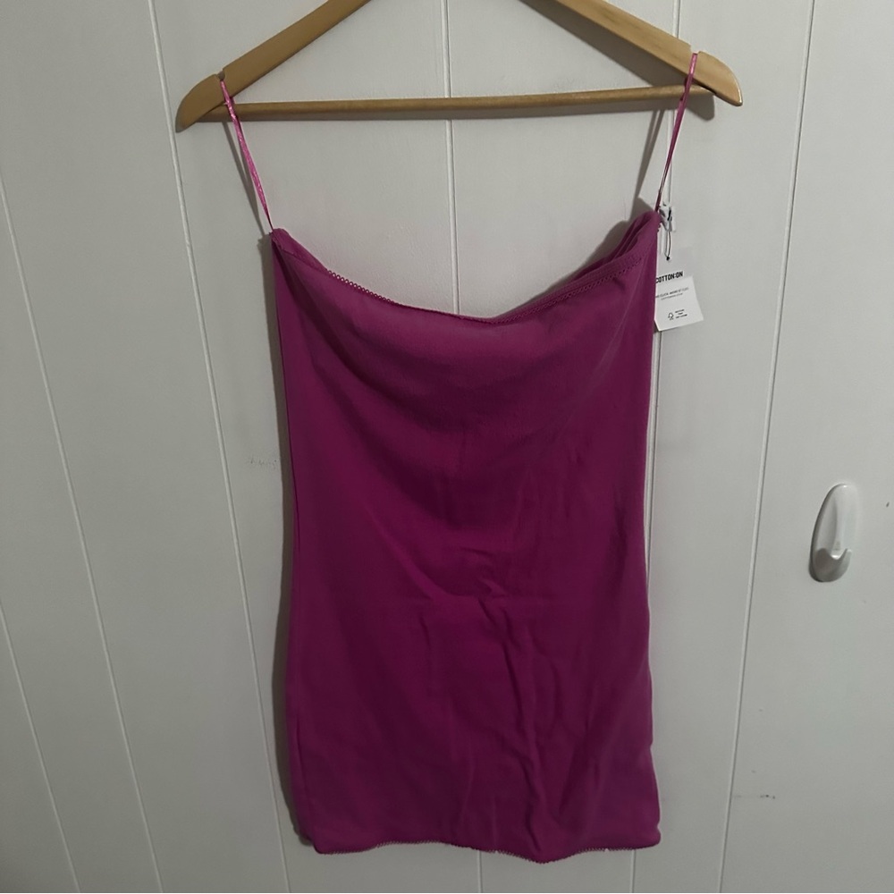 Cotton On Pink Strapless Camisole Dress